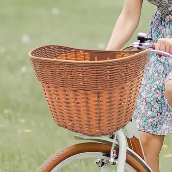 Biciklistička košarica u vintage stilu, odvojiva krupan biciklistička košarica