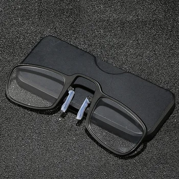 Naočale za čitanje na переносице s trendi mini clip za telefon + 1,0 do + 3,0, prijenosni naočale za dalekovidnost s футляром