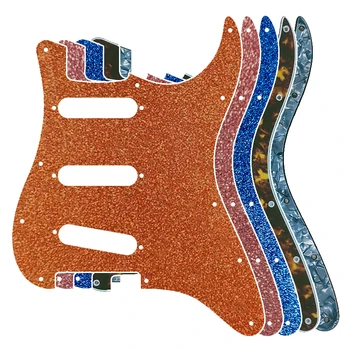 Navlaka za gitaru XinYue Custom - SAD/Meksiko FD 11 S Otvorom Za vijak Pipdog Standard SSS St Scratch Plate Višebojni Bez Rupe Za prekidač